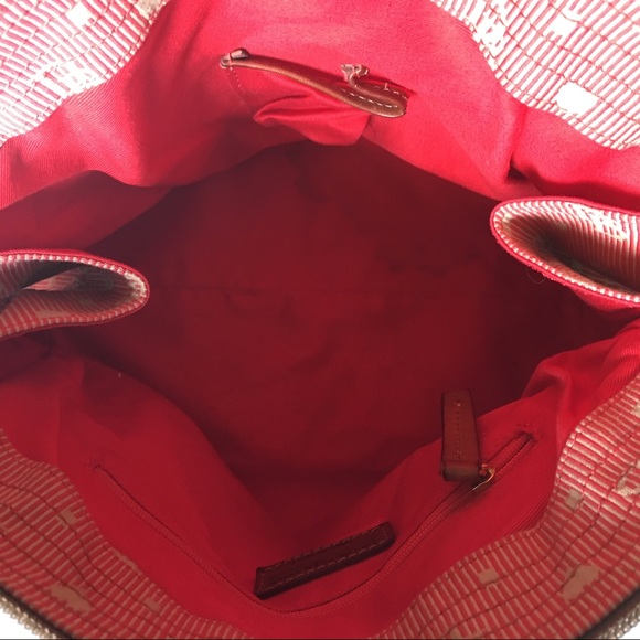 Vintage Dooney & Bourke Canvas Heart Bag - Picture 7 of 7